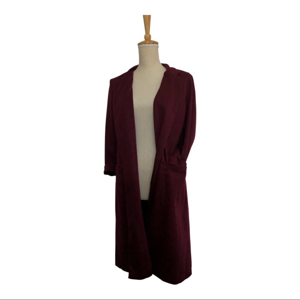Burgundy Blazer